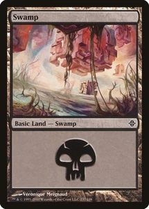 Magic MTG TCG Rise of the Eldrazi 2010 Swamp 237/248 - Imagen 1 de 1