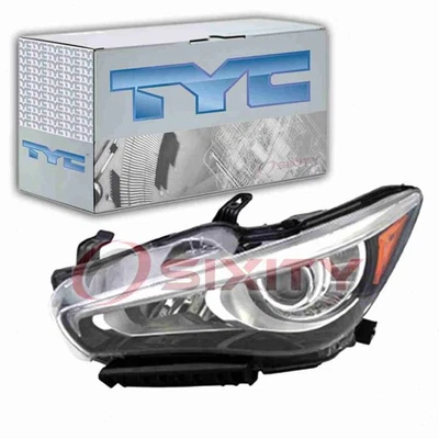 Conjunto de faros izquierdos TYC para iluminación eléctrica Infiniti Q50 2014-2017 fr Foto 1 de 4