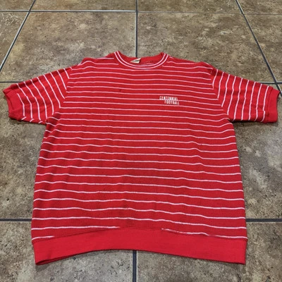 Suéter Vintage Años 60 Campeón Manga Corta Rayas Grande Centenario Fútbol Foto 1 de 4