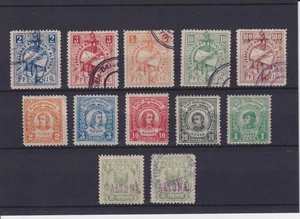 ALTONA STADTPOST 1888/ 1898 12 BRIEFMARKEN - Picture 1 of 1