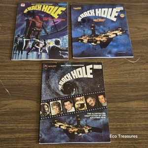 Black Hole Walt Disney VINTAGE Coloring Book & Golden Comic Book LOT OF 3 - Picture 1 of 24