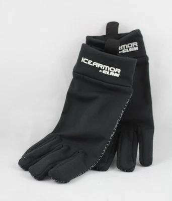 ICEARMOR By CLAM Stretch Polyester Grip Black Fishing Gloves Size Large  NEW - Image 1 of 2