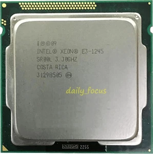 Intel Xeon E3-1245 E3-1245 V2 E3-1260L LGA1155 CPU Processor - Afbeelding 1 van 6