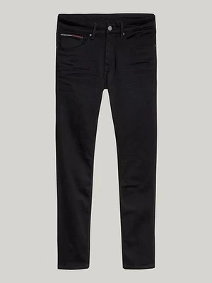 Tommy Hilfiger TAPERED SLIM FIT BLACK Denim JEANS Stretch BNWT 78B3827 SUPER