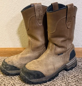 Botas de trabajo Red Wing 4448 para hombre talla 9D marrón suela resistente al aceite/deslizante puntera de aluminio - Imagen 1 de 16