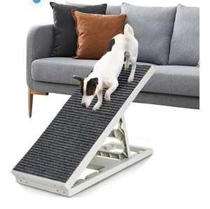 2 in 1 Hunderampe Bett für kleine mittlere Haustiere faltbar faltbar verstellbar Katze Widder - Bild 1 von 7