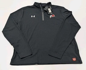 Under Armour Utah Utes Quarter Zip Black Loose Fit On Field Gr. XL - Bild 1 von 11