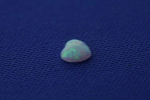 0.15ct Heart Cut Loose Natural Ethiopian Cabochon Opal 5.0 x 5.0 x 1.25mm - Picture 1 of 6