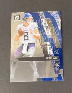 2023 Panini Donruss Optic WILL LEVIS RC Primary Colors Insert #19 TITANS - Picture 1 of 4