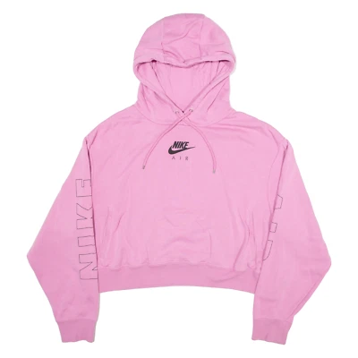 Sudadera con capucha Nike Crop púrpura para mujer L Foto 1 de 4