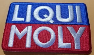 Embroidered LIQUI MOLY Motor Oil Additive Patch approx 2.5x3.75" - Picture 1 of 2