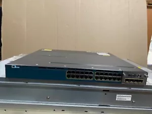 CISCO WS-C3560X-24T-L 24 x PORT GIGABIT ETHERNET SWITCH WITH C3KX-NM-1G MODULE - Picture 1 of 4