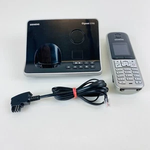 Siemens Gigaset S795 Basisstation mit Mobilteil S79H DECT Solo Schnurlos Telefon - Bild 1 von 8