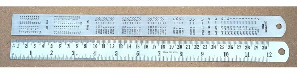 Soba 12″ / 300 mm Steel Engineers Rule From Chronos