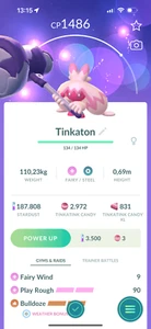 Tinkaton under 1500CP 3moveset Great League PVP | Tr-de - Imagen 1 de 1