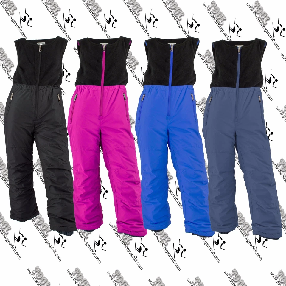 BLANCO SIERRA D9214BT NIÑO NIÑO NIÑAS AISLADO ESQUÍ NIEVE BABERO PANTALÓN 2T,3T,4T Foto 1 de 1