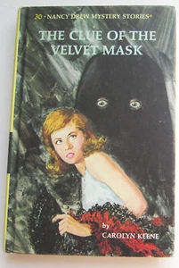 Nancy Drew Hinweis auf die Samtmaske 1979 Druck Hardcover Buch #30 doppelt oval - Bild 1 von 6