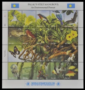 Palau 1989 - Mi-Nr. 318-337 ** - MNH - Fauna y Flora - Imagen 1 de 1