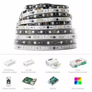 1-5m WS2811 LED Strip Light 5050 RGB Digital IC Addressable Pixels tape lamp 12V - Picture 1 of 12
