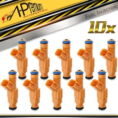 10 inyectores de combustible para Ford F-250 F-350 F-450 F-550 E-350 Super Duty 1999 V10 6,8 L Foto 1 de 4