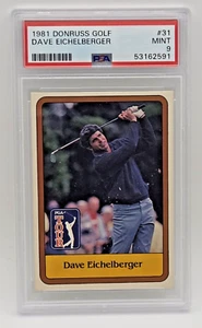 1981 Donruss Golf Dave Eichelberger #31 PSA MINT 9 - Picture 1 of 2