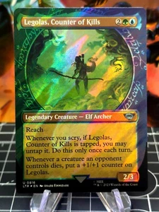 SURGE FOIL MTG Legolas, Counter of Kills (Showcase) Universes Beyond - NM - Picture 1 of 2