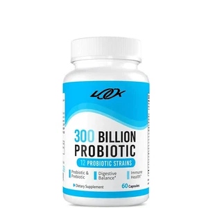 300 mil millones de unidades formadoras de colonias de probióticos, 60 cápsulas vegetarianas - Imagen 1 de 8