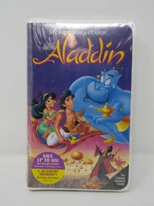 Disney Aladdin VHS Black Diamond 1992 - Foto 1 di 2