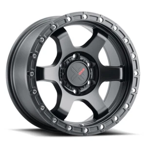 DX4 Nitro 17x8.5 6x114.3 0et 66.1 Flat Black Full Painted Wheel - Picture 1 of 1