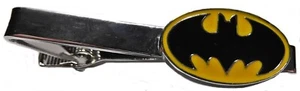 Superhero Batwing Logo Enamel Metal Tie Clip - Picture 1 of 1