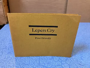 PETER ORLOVSKY Lepers Cry / Phoenix 1972 ltd edition Allen Ginsberg queer poetry - Imagen 1 de 5