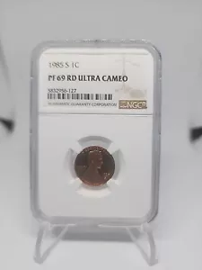 1985-S Lincoln Memorial Cent Penny 1C - NGC PF69 RD - Ultra Cameo - Picture 1 of 2
