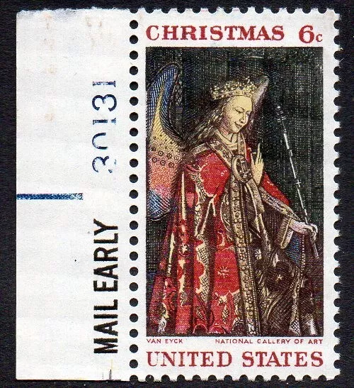 1363 6c Christmas dry plate number MNH - Image 1 of 1