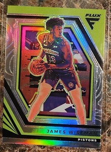 2022-23 Panini Flux Silver Prizm James Wiseman Detroit Pistons #43