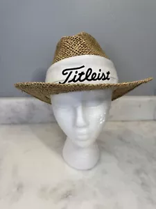 Titleist Texace Made In USA Wide Brim Straw Hat - Picture 1 of 17
