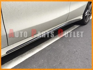 Carbon Fiber Side Skirt Cover For 2013-2017 Mercedes-Benz W117 CLA200 CLA250 - Picture 1 of 2