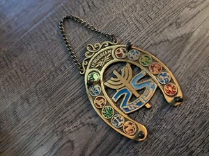 12 Tribes of Israel Jerusalem Brass Key Holder Hanger - Picture 1 of 5