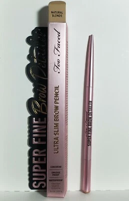 Too Faced Super Fine Brow Detailer Pencil Natural Blond New In Box Free Shipping - Image 1 of 4