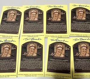 Tom Lasorda Autograph Signed Hall Of Fame Postcard w/Coa Dodgers - Picture 1 of 1