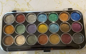 Yasutomo NPWC21 Perlmutt-Aquarell-Set, 21-Farben, Aquarellfarbe - Bild 1 von 5