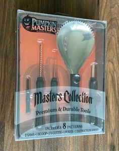 Pumpkin Masters Carving Kit Set 5 Tools 8 Patterns #1 Selling Brand, Durable.. - Picture 1 of 4