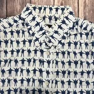 The Beatles Ben Sherman Help Print AOP Shirt Small Lennon McCartney Limited - Picture 1 of 8