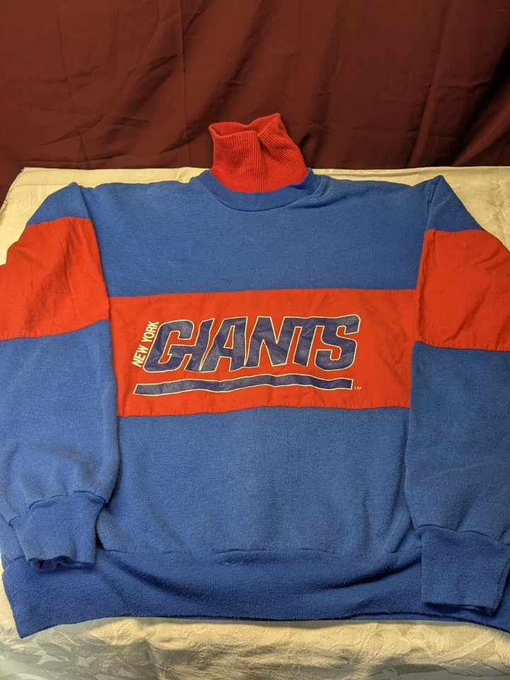 De colección EE. UU. Nuez moscada NFL New York Giants Rojo y Azul Talla XL Foto 1 de 4