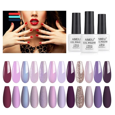 UV LED-Gel Nagellack Set | 12 Stück 8ml | Spiegelglanz - Bild 1 von 4