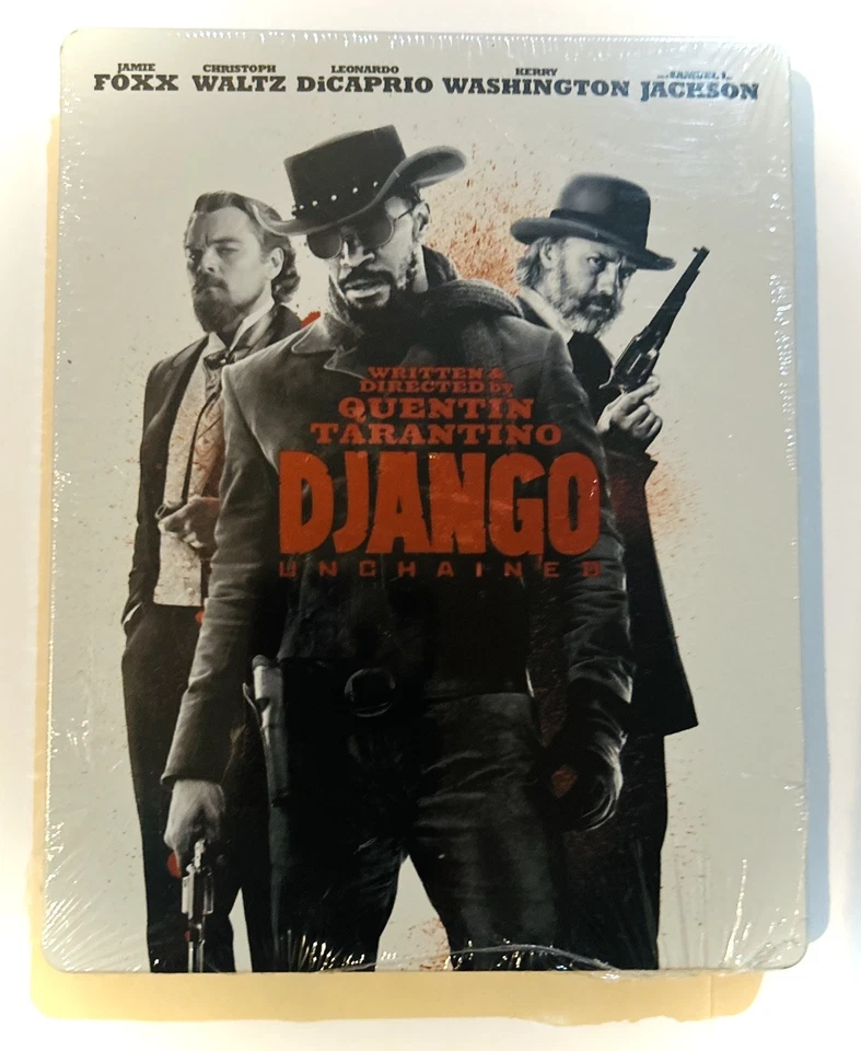 Django Unchained Limited Edition STEELBOOK (Blu-ray, 2012) *NEW!* *SEALED!* - Imagem 1 de 4