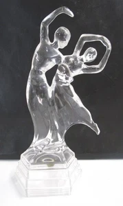 Kristall Figur RCR Royal Crystal Berg Italienische Tänzer Skulptur 28 cm - Bild 1 von 5