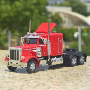 1/50 Peterbilt Truck & Trailer Die-Cast Model, Red, Heavy Haul - Picture 1 of 7