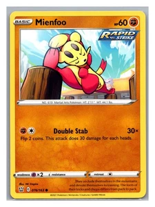 Mienfoo 076/163 - Pokémon Swsh05: Battle Styles Regular NM - Picture 1 of 3