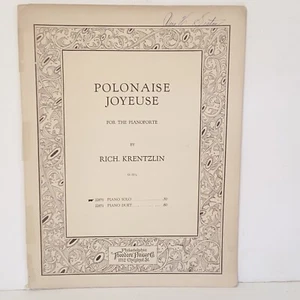 Partituras antiguas de Barcarolle de 1906 de Gustav Ehrlich - Imagen 1 de 14