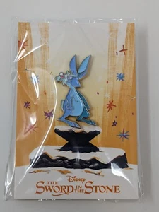 Mondo Merlin Rabbit Disney Sword in the Stone Enamel Pin Rare Bunny NEW - Picture 1 of 2